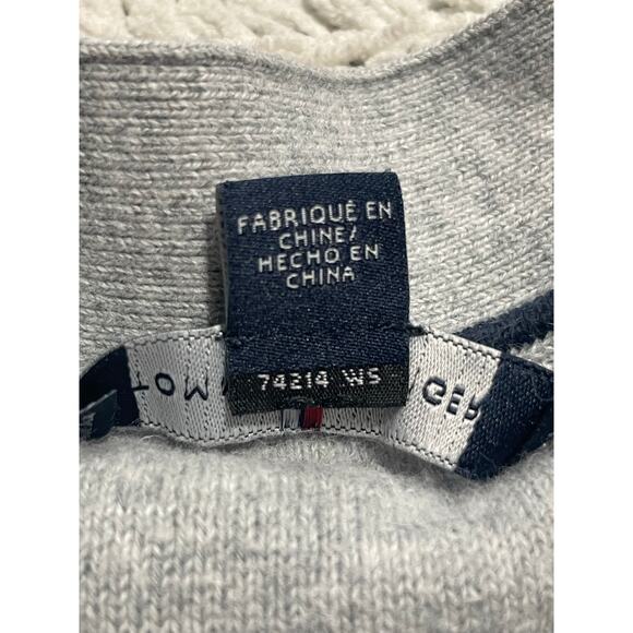 Tommy Hilfiger Sweater Long Sleeve V Neck Lightweight Knit Womens Sz Small Gray - Picture 9 of 9